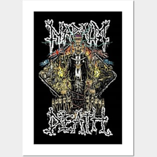 NAPALM DEATH MERCH VTG Posters and Art